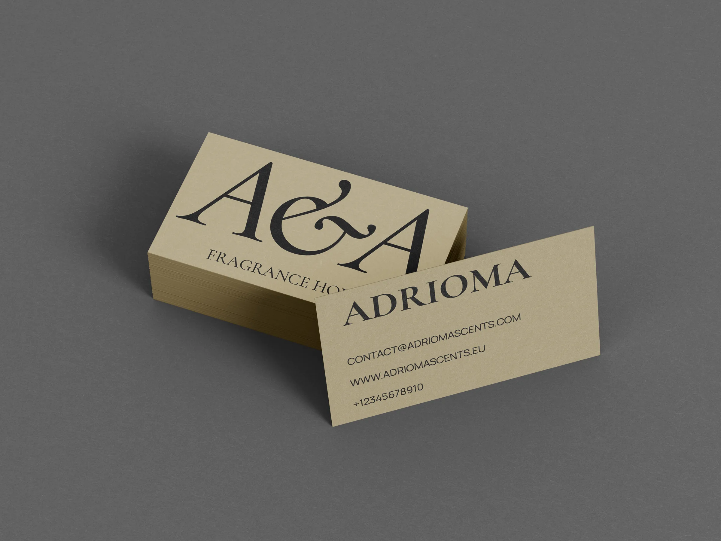 Adrioma brand identity — Businesscard