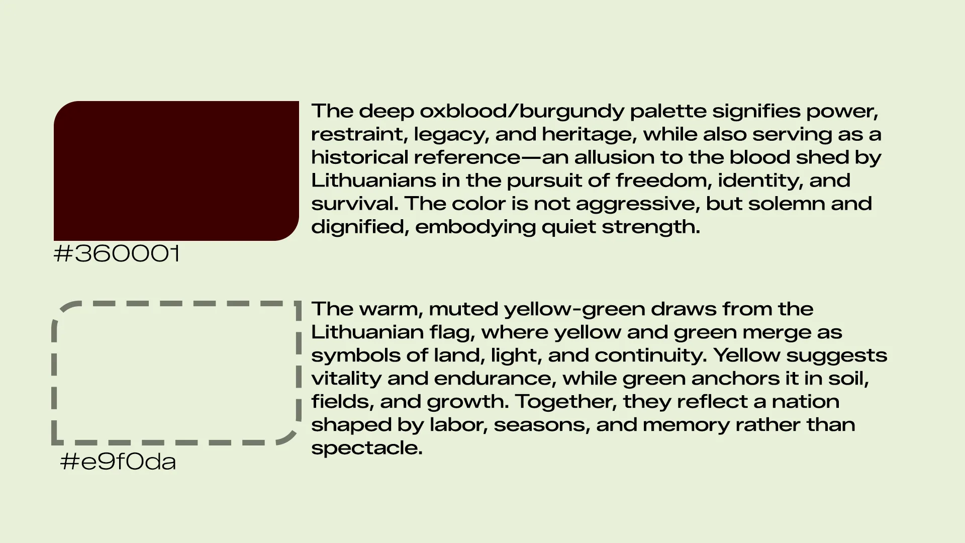 Lietùvē brand identity — Paletebetter