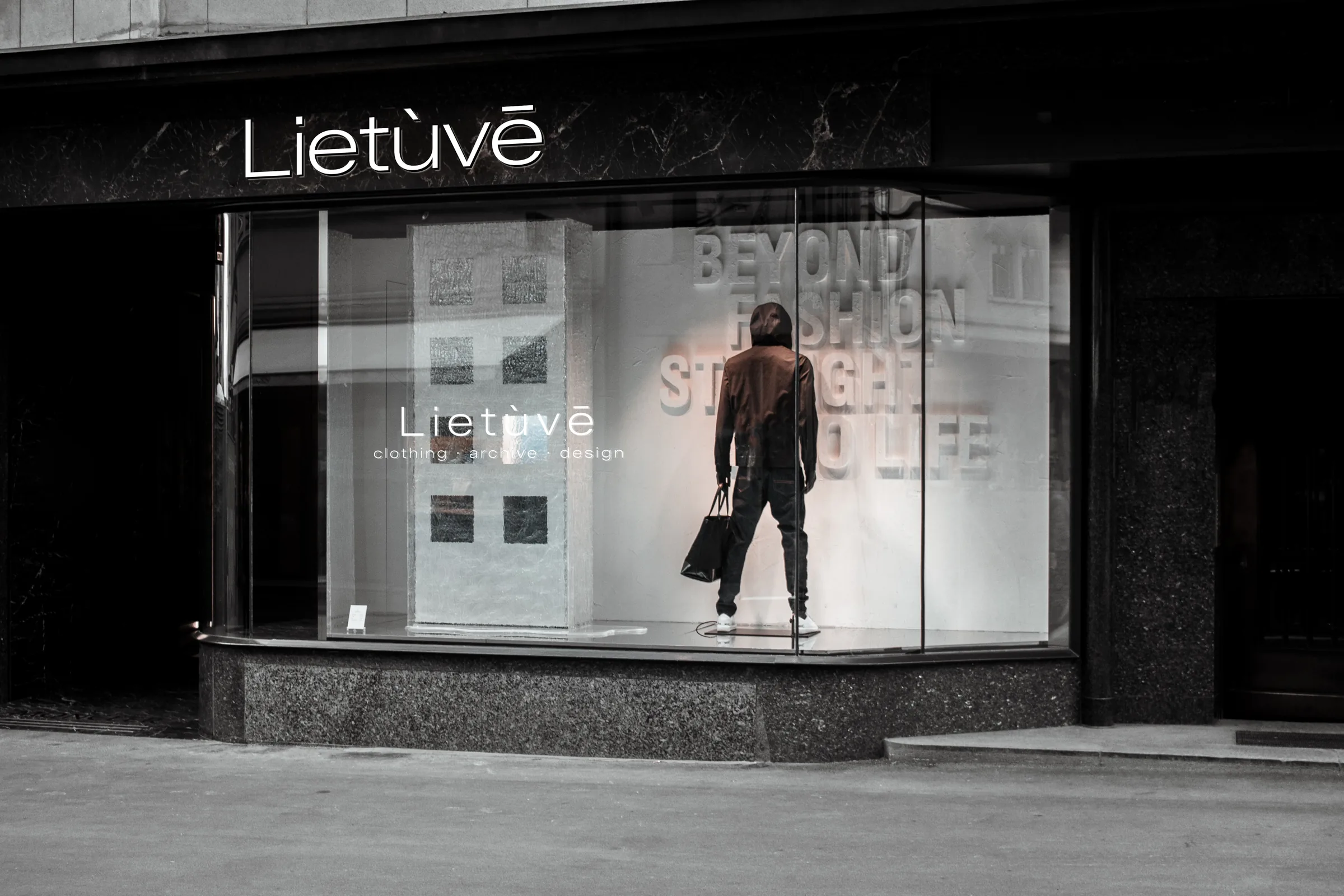 Lietùvē brand identity — Storefront Mockup