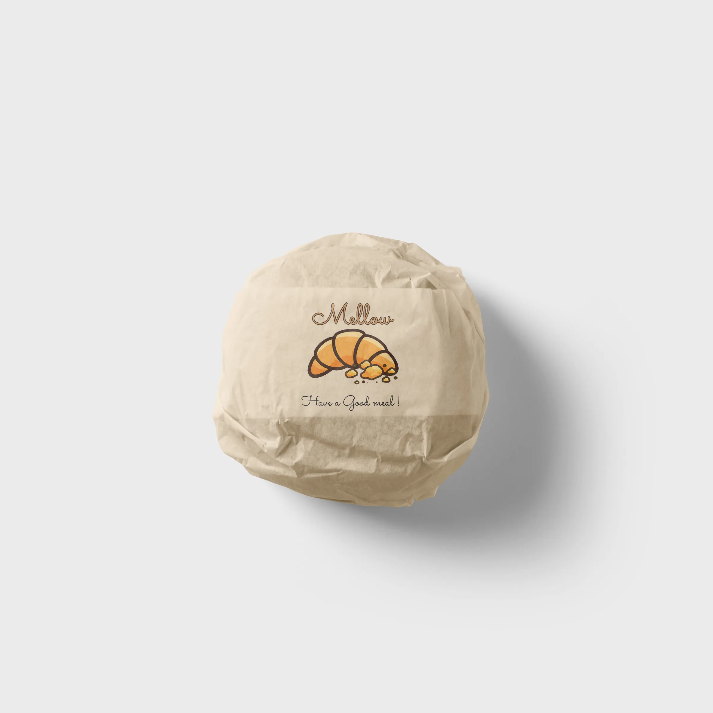 Mellowcrumb brand identity — Burger