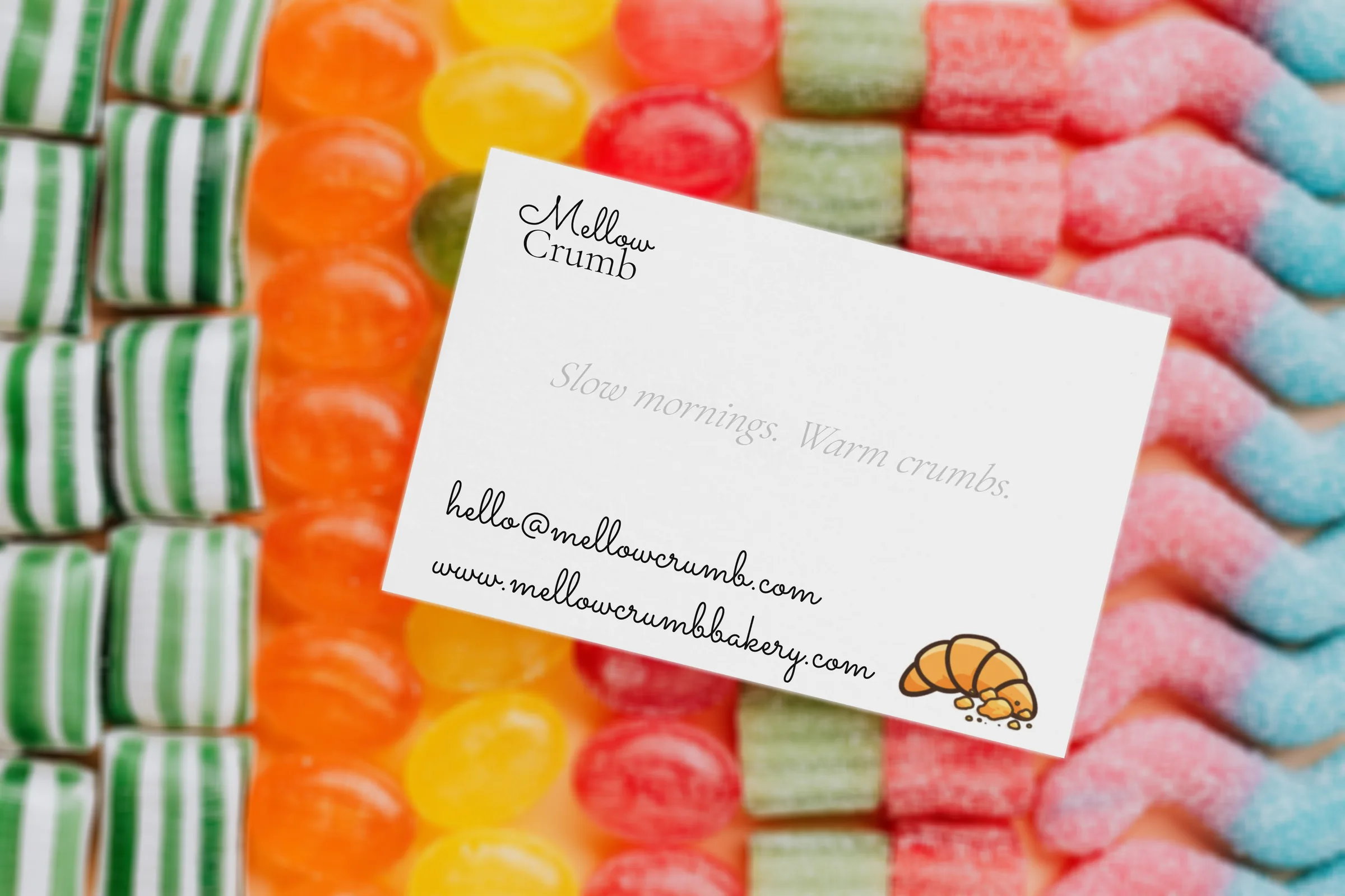 Mellowcrumb brand identity — Businesscard