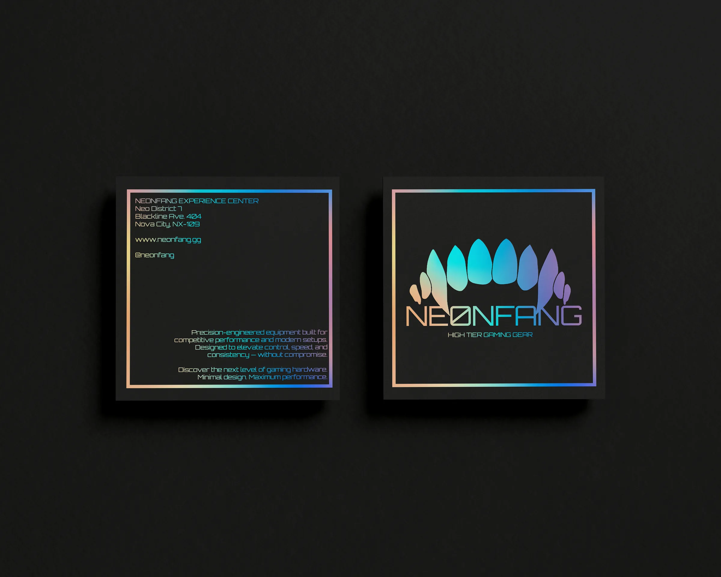 Neonfang brand identity — Skrajute