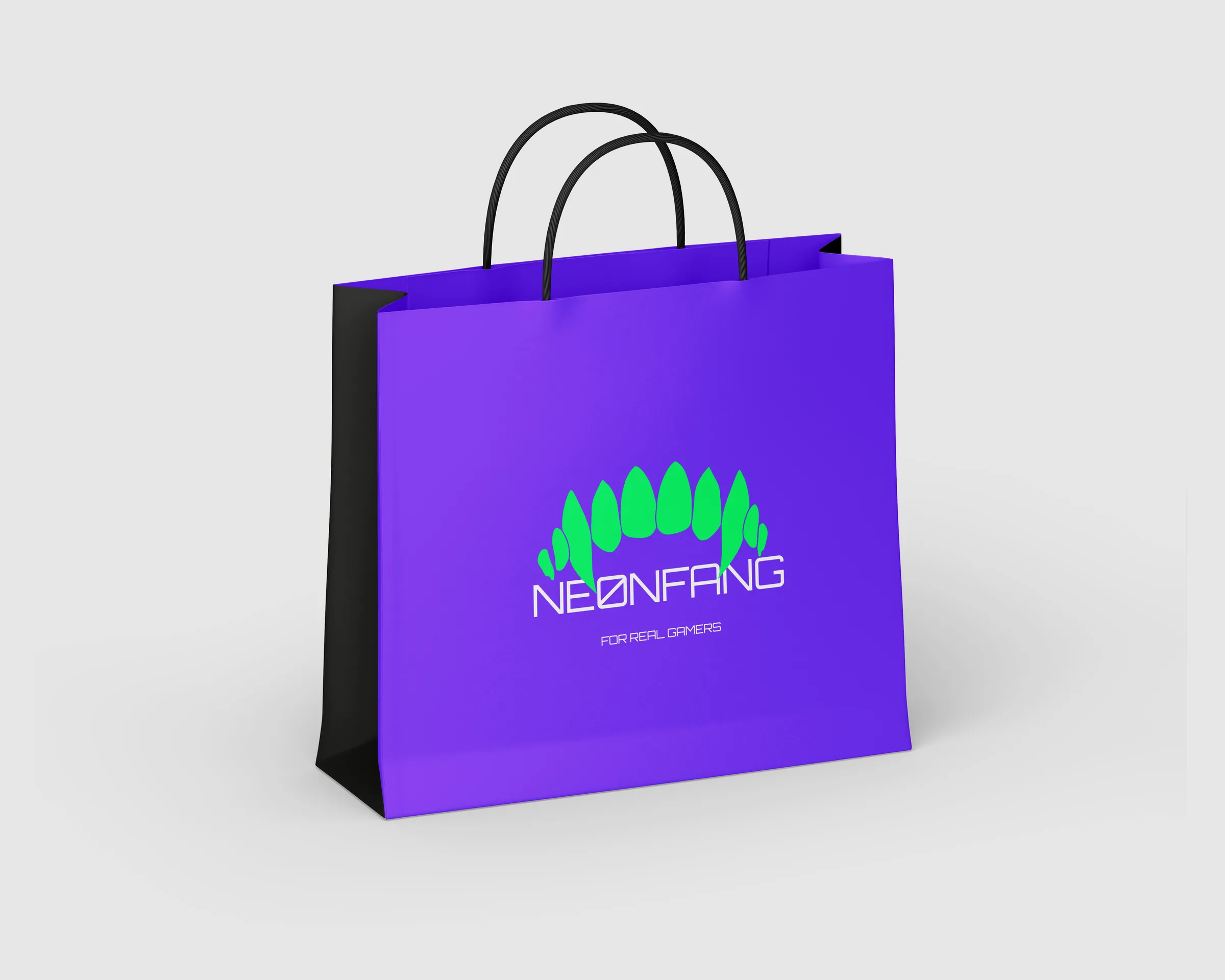 Neonfang brand identity — Shoppingbag