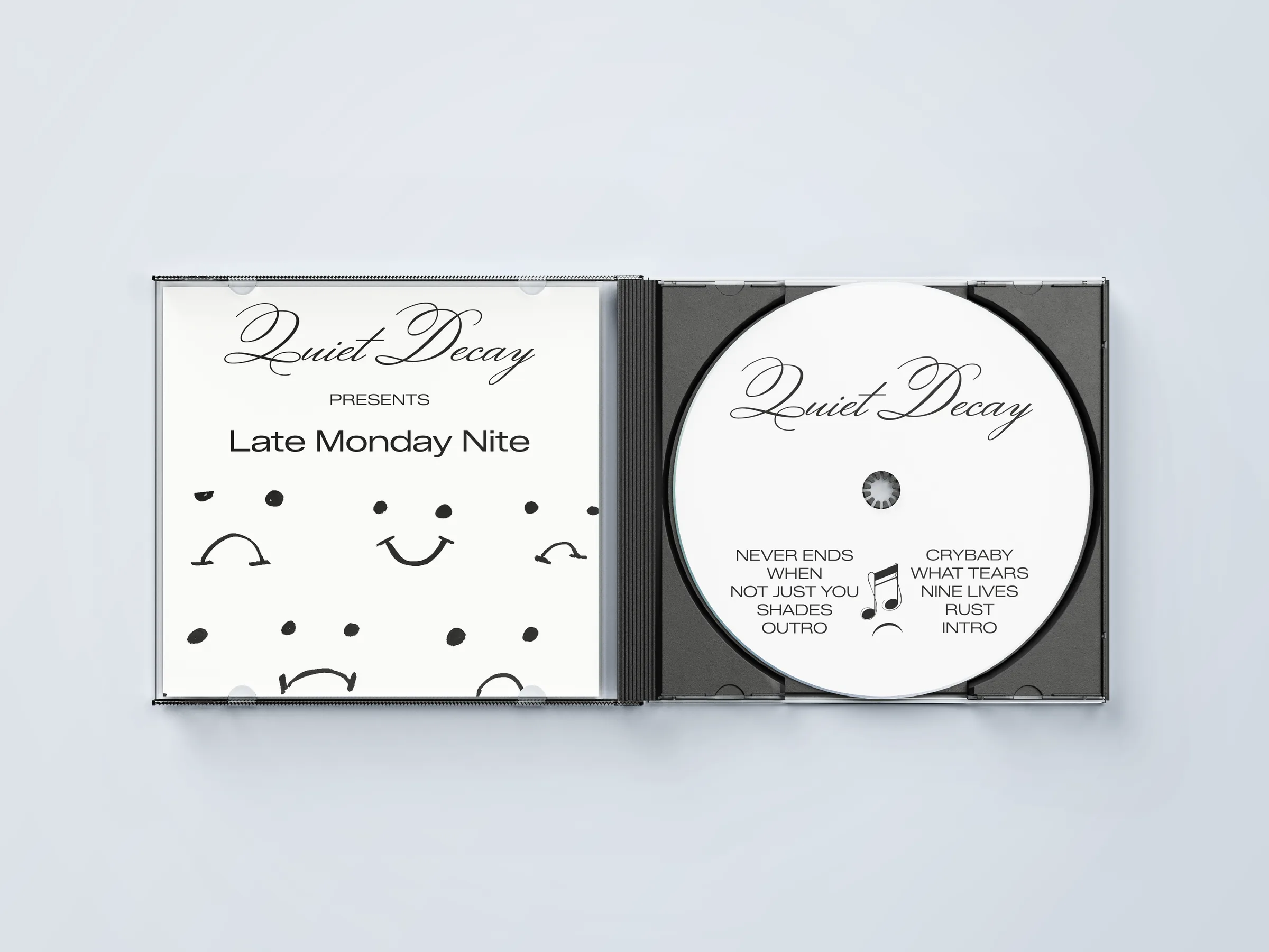 Quiet Decay brand identity — Cd