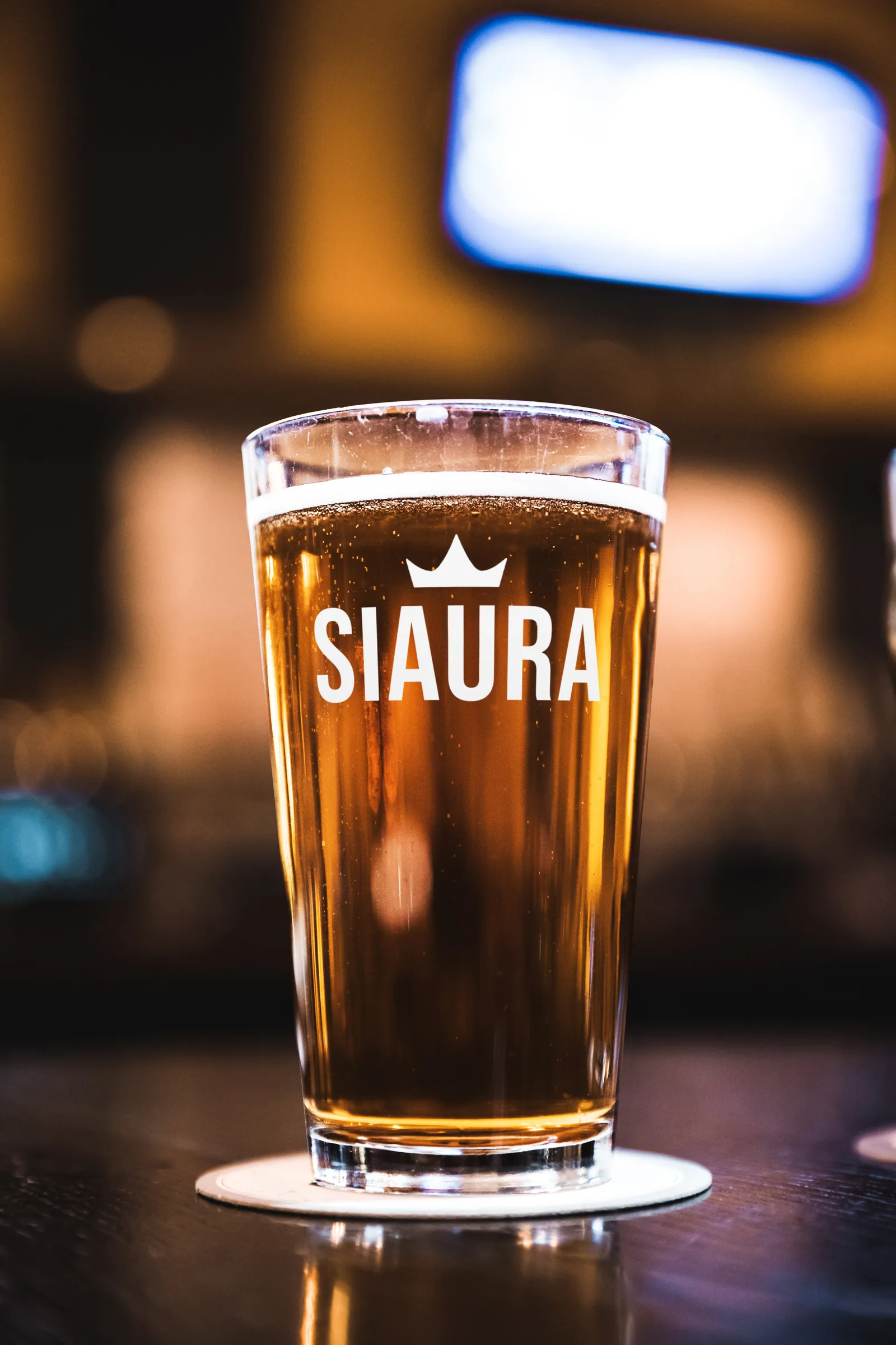 Siaura brand identity — Glass