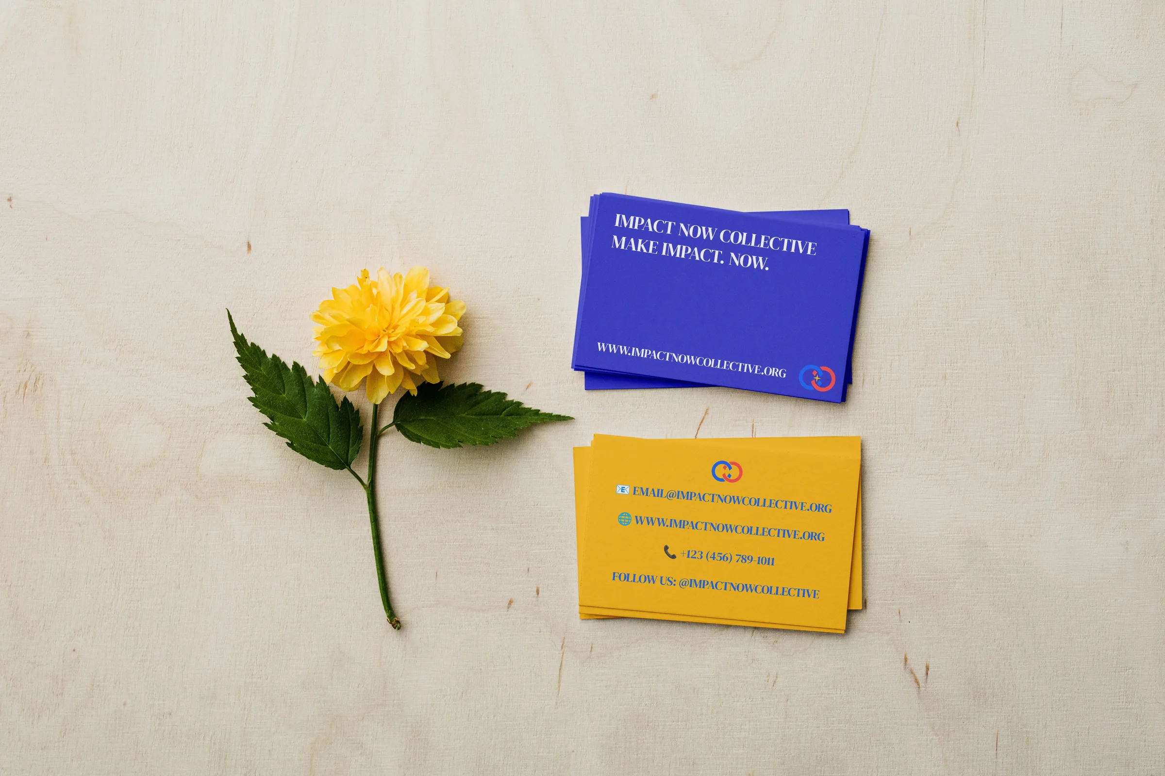 Impact Now brand identity — Busineesscard