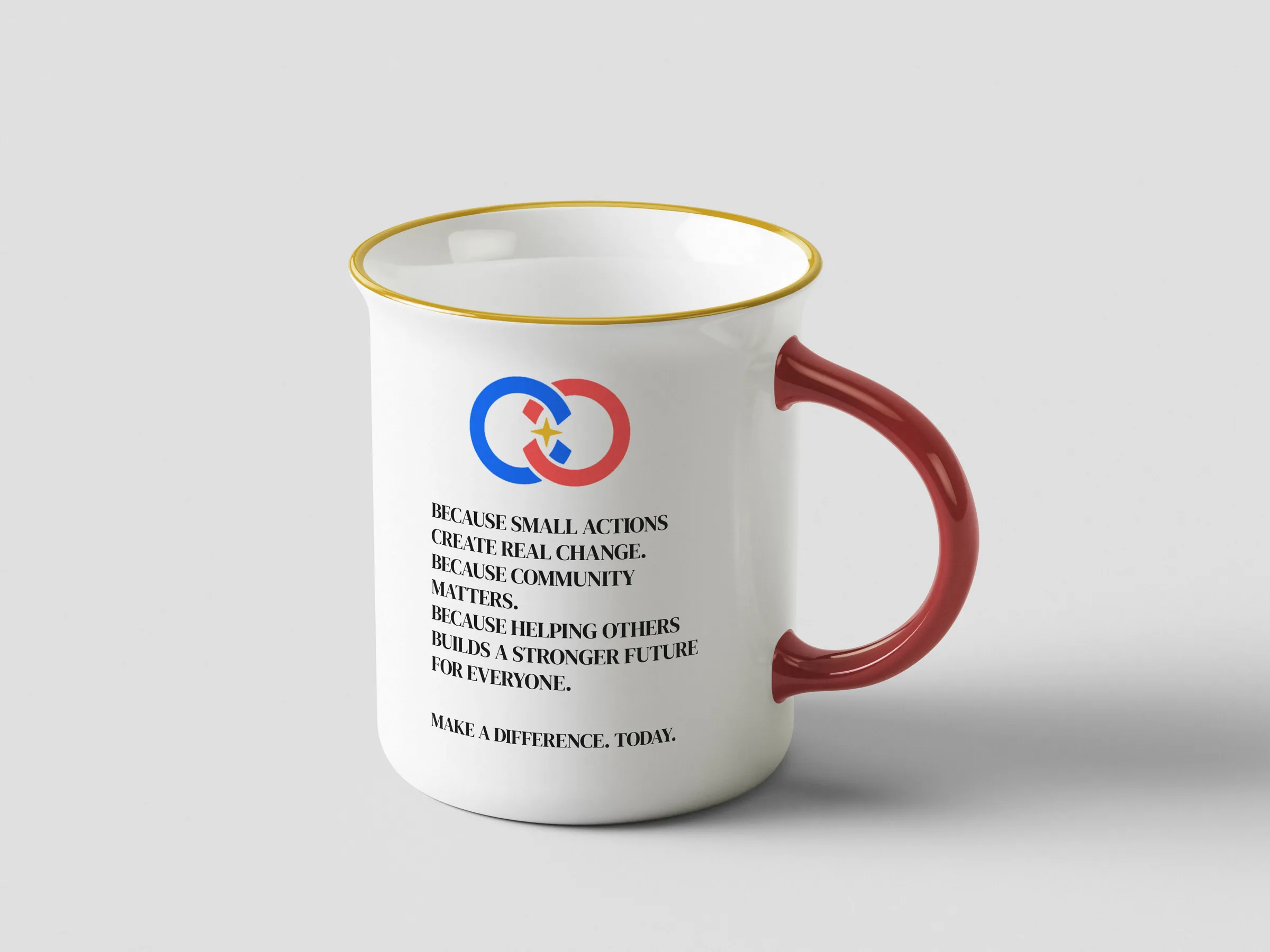 Impact Now brand identity — Mug