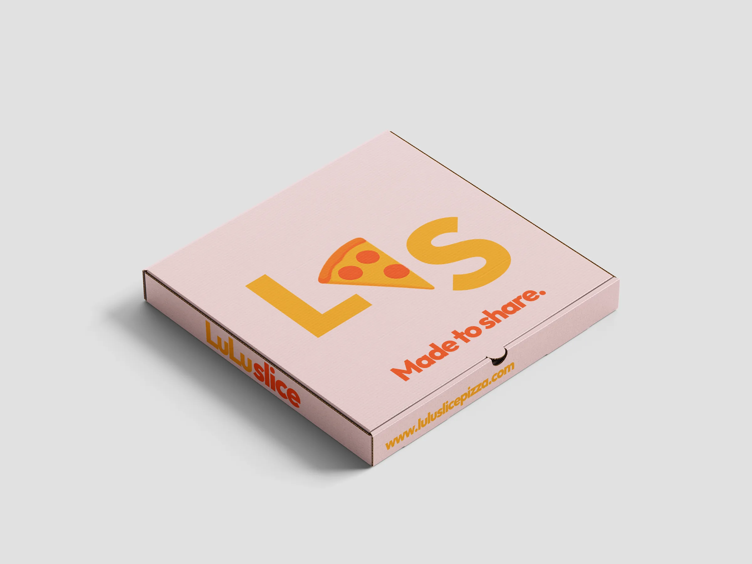 Lulu Slice brand identity — Pizzabox