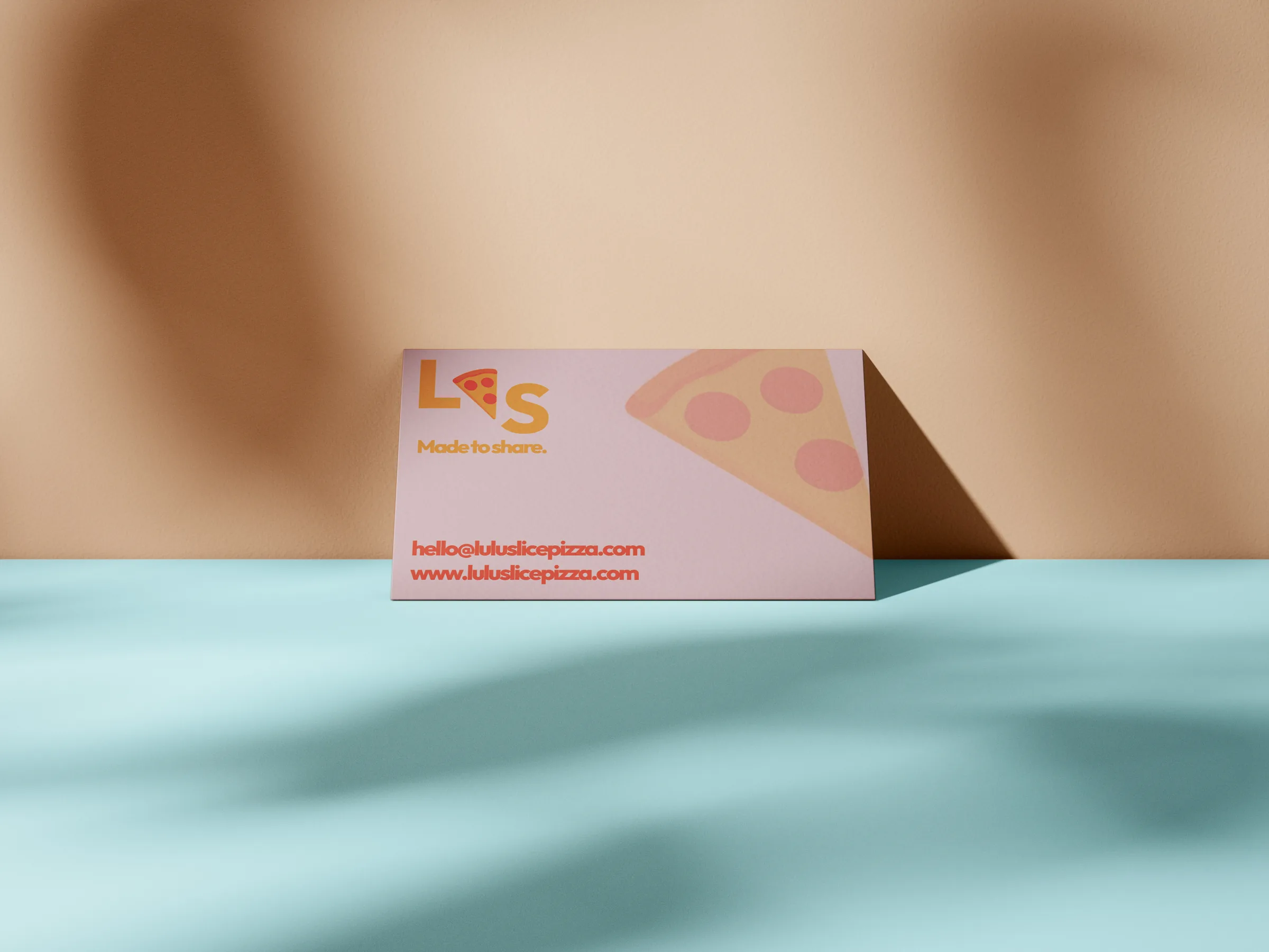 Lulu Slice brand identity — Businesscard