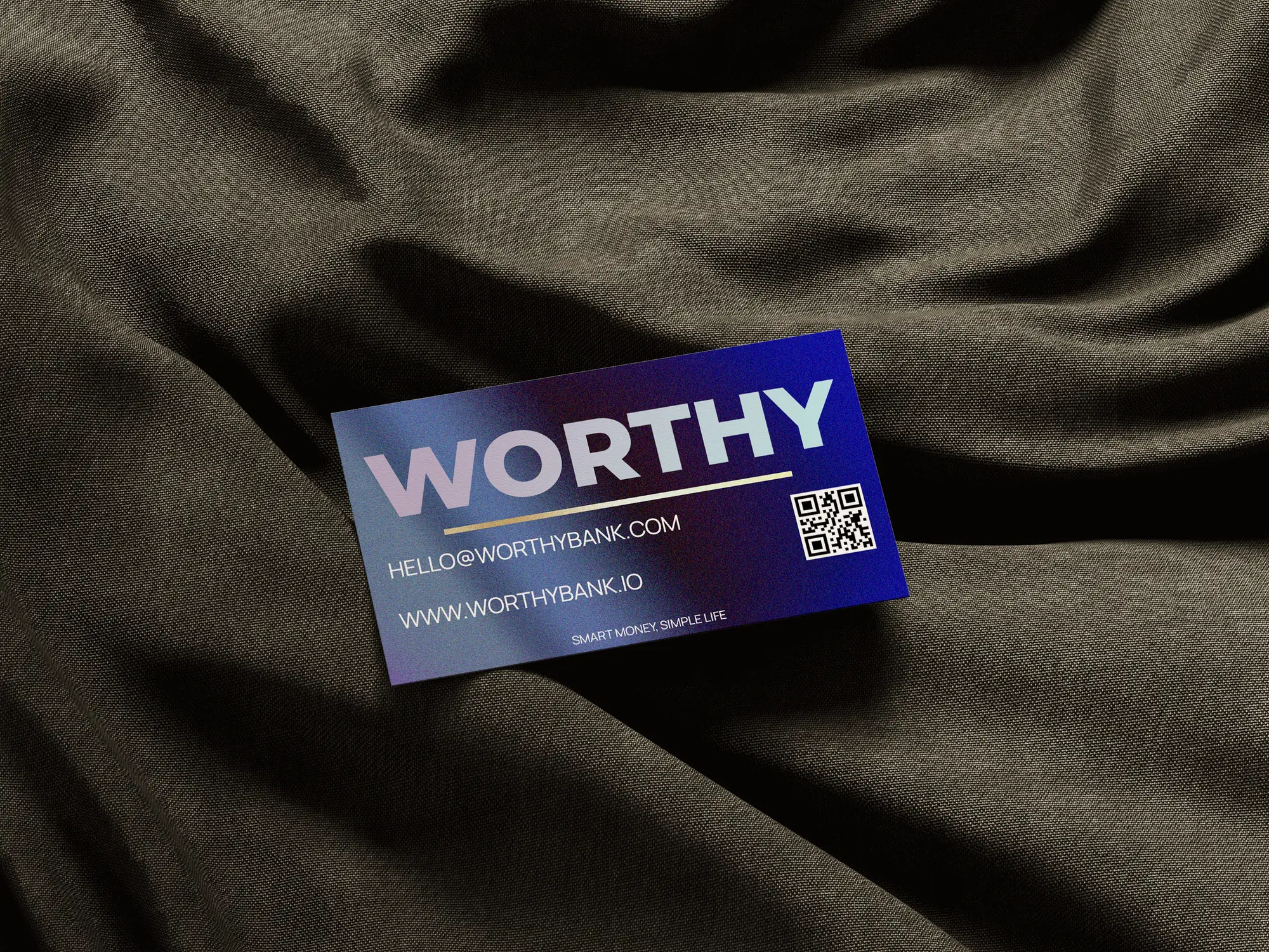 Worthy brand identity — Business Card